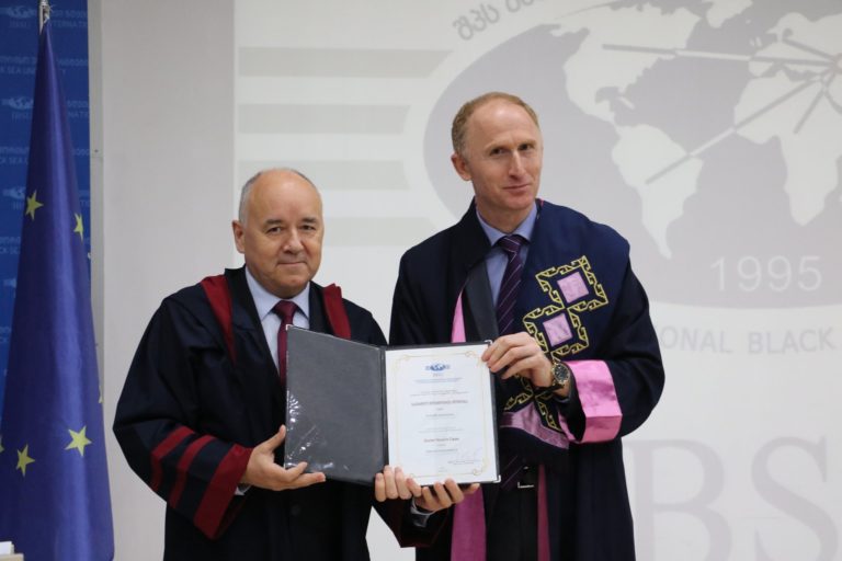 The Polish Ambassador was awarded the title of Doctor