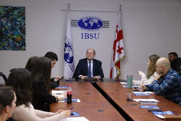 International Black Sea University hosts Mr. Romain Strasser