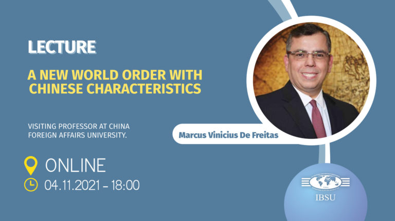 IBSU International Relations Program is hosting an invited lecturer Marcus Vinicius de Freitas