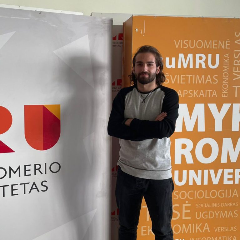 Dimitri Zarkua a Master Degree student of School Business received Lithuanian state funding and currently is on  exchange at Mykolas Romeris University.