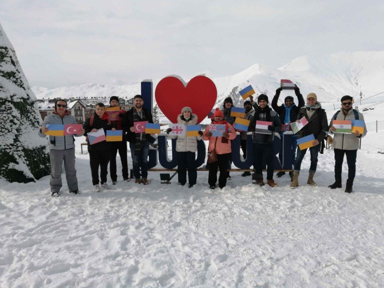 The International Relations Office has organized a trip to Gudauri, a winter resort for International students.