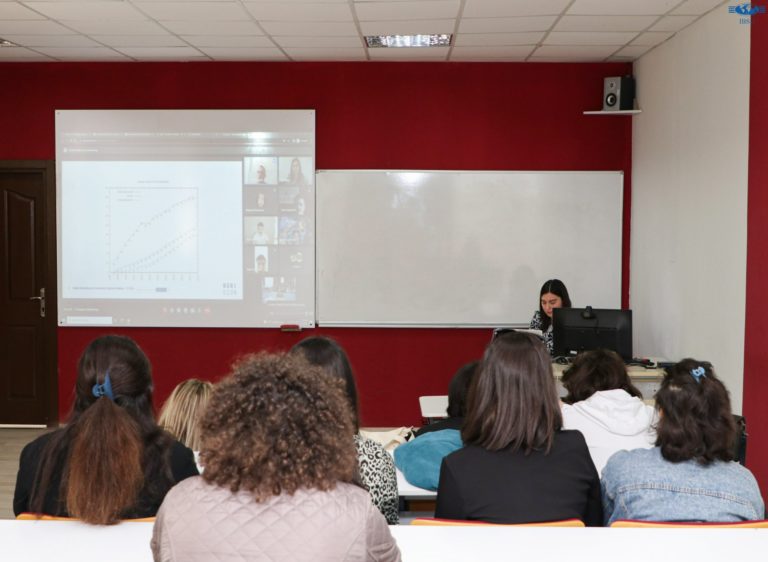 Professor at Masaryk University Dušan Mladenović delivered an informative lecture for International Black Sea University students.