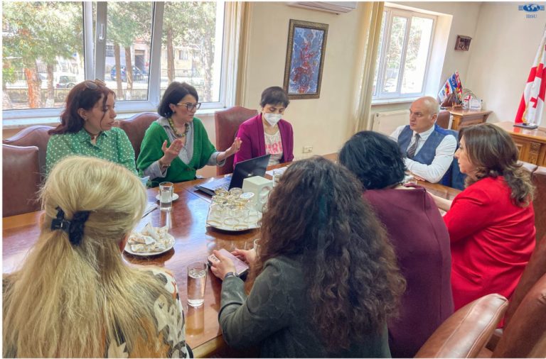 Representatives of the Francophone University Agency met the IBSU Rector.