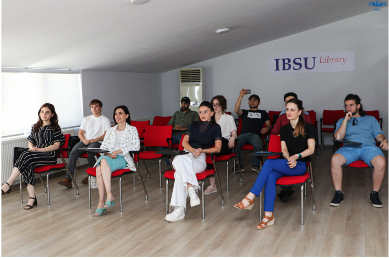 IRO held a presentation at the library of IBSU