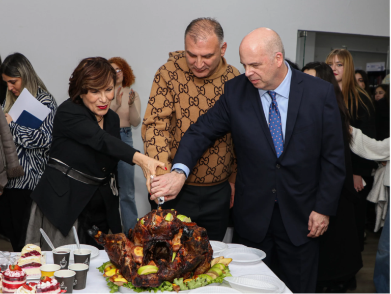 IBSU students of the American Studies Program traditionally celebrated Thanksgiving Day.