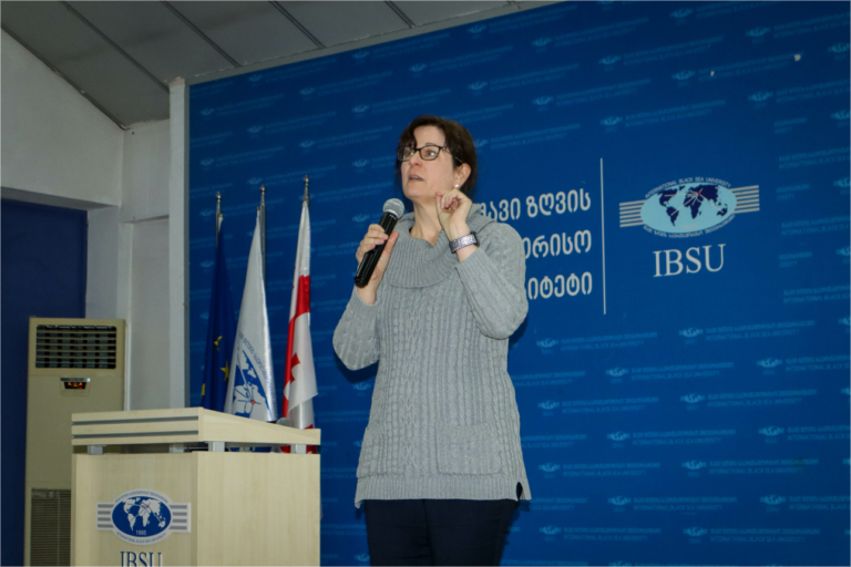 International Black Sea University hosted Heather Tatton-Harris