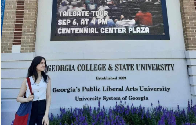 Barbare Janjalashvili a student of School Education, Humanities and Social sciences, Participated in The Global Undergraduate Exchange Program (also known as the Global UGRAD Program)