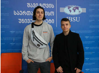 Pascal Masar and Matej Poruba were Erasmus+ incoming students from Newton University.