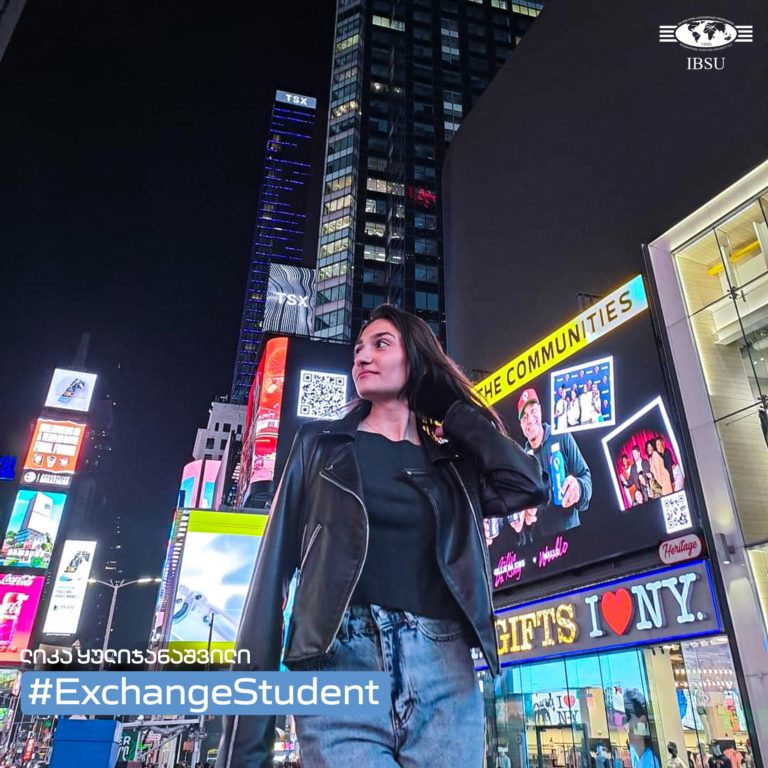 Lika Kulijanishvili a student of School Education, Humanities and Social sciences, Participated in The Global UGRAD Exchange