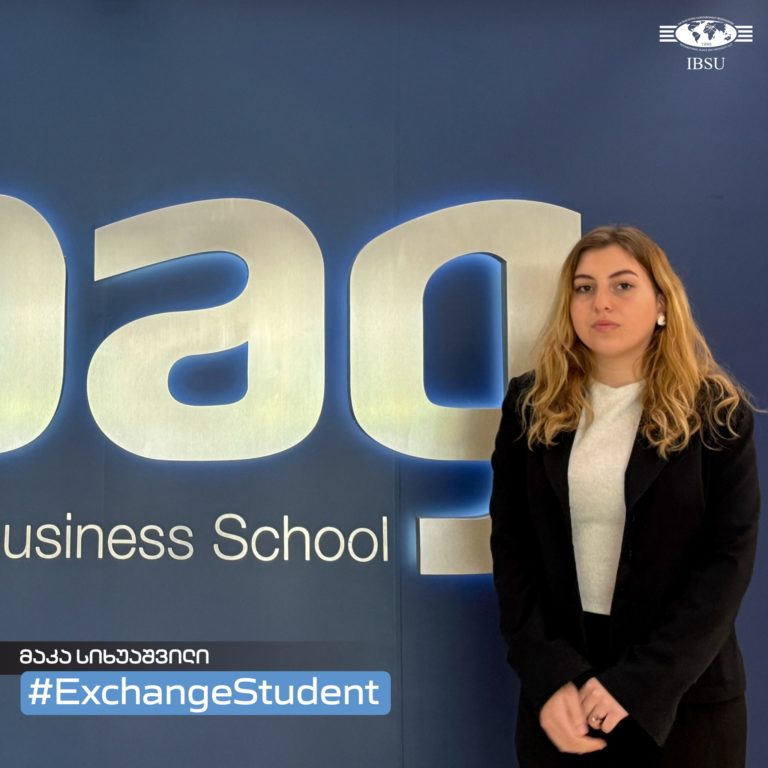 Maka Sikhuashvili a student of the School of Law and State Governance, participated in Erasmus+ Exchange at ISAG, Instituto Superior de Administração e Gestão, in Porto, Portugal